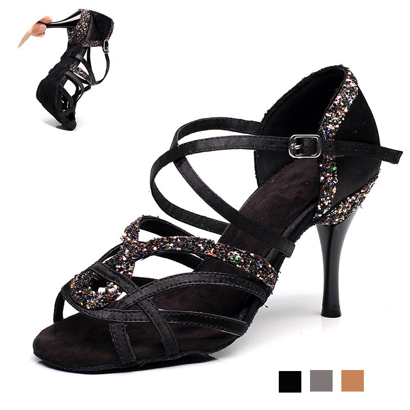2021 New Women Glitter Latin Woman High Heel Bachata Salsa Dancing Shoes for Party Wedding Gilrs Practice Dance Sandals K6k9, Glitter-8.5cm
2021 New Women Glitter Latin Woman High Heel Bachata Salsa Dancing Shoes for Party Wedding Gilrs Practice Dance Sandals K6k9, Glitter-8.5cm