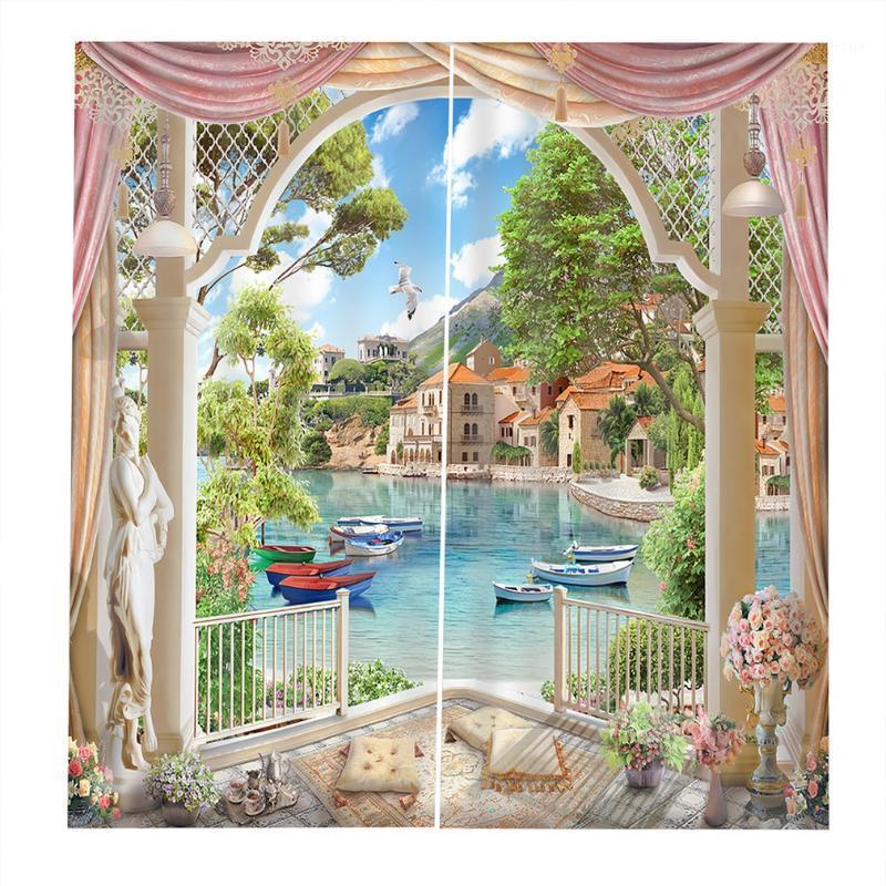 Lakeside curtain window curtain UV-proof Bedroom Curtains Washable Decorative Perfect Screening Home room Decorations1, Multi
Lakeside curtain window curtain UV-proof Bedroom Curtains Washable Decorative Perfect Screening Home room Decorations1, Multi