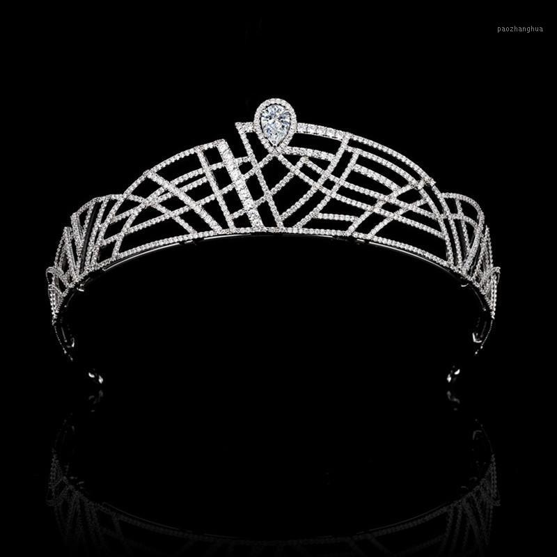 Hair Clips & Barrettes Luxury Zircon Bridal Wedding Crown Large Bride Tiara Headdress Elegant Headband For Hairwear HQ0354, Golden;silver
Hair Clips & Barrettes Luxury Zircon Bridal Wedding Crown Large Bride Tiara Headdress Elegant Headband For Hairwear HQ0354, Golden;silver
