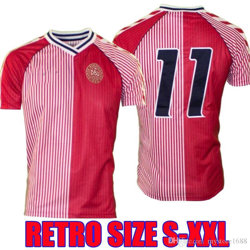 Retro Denmark World Cup 1986 Soccer Jerseys Larsen Olsen Laudrup Mölby Lerby Vintage Denmark Football Shirt Classic Kit maillot se foot
Retro Denmark World Cup 1986 Soccer Jerseys Larsen Olsen Laudrup Mölby Lerby Vintage Denmark Football Shirt Classic Kit maillot se foot