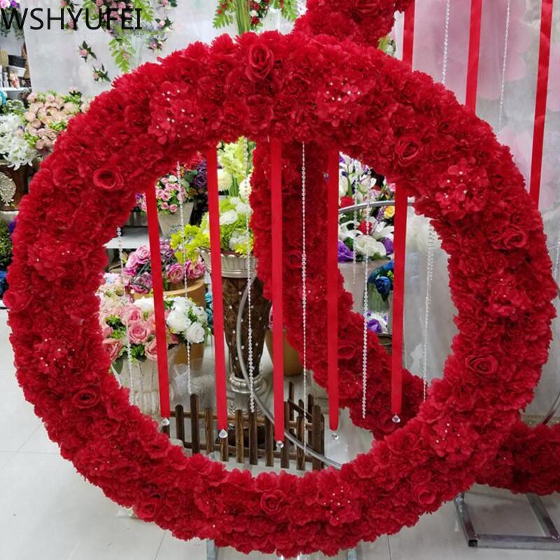 Christmas Wedding props arch party backdrop iron arch flower stand double round ring frame artificial flower decorative
Christmas Wedding props arch party backdrop iron arch flower stand double round ring frame artificial flower decorative