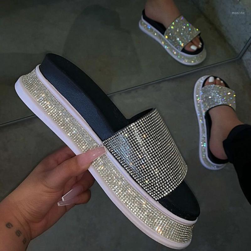 Women's Slippers Summer Rhinestone Shoes Femme Pantoufles Female Femmes Bling Beach Sandals Shiny EVA Large Size Slides 35-431, As shown
Women's Slippers Summer Rhinestone Shoes Femme Pantoufles Female Femmes Bling Beach Sandals Shiny EVA Large Size Slides 35-431, As shown