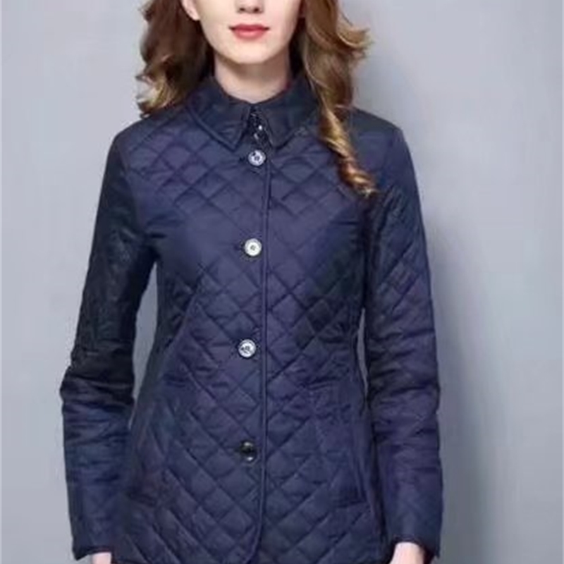 High Quality M-3XL New Spring and autumn Women Cotton Quilted Jacket Slim Fit Parkas Outerwear Female Winter jacket Coats 201019