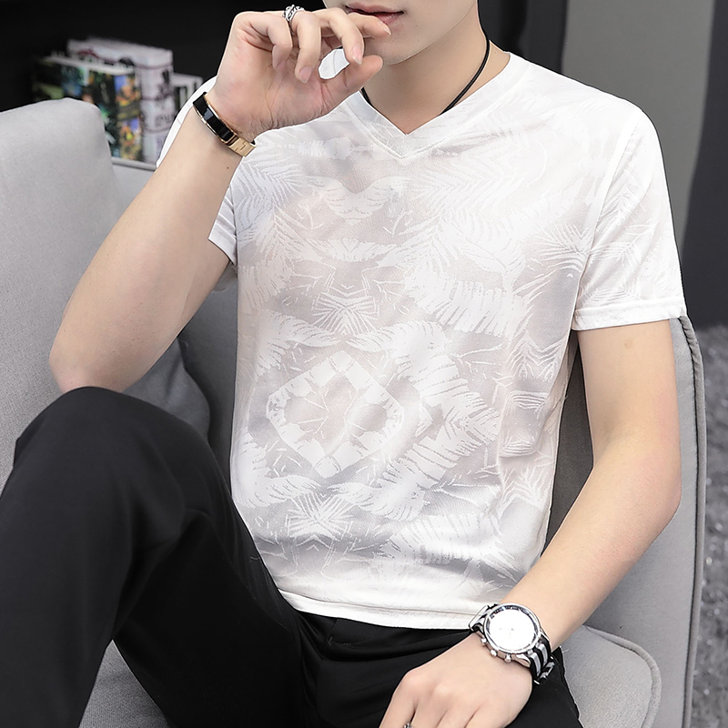 Hot Sale Men T Shirt Fashion 2020 Summer V Neck Ice Silk T-Shirts Streetwear Men Slim Fit Short Sleeve Mens Casual Tee Shirts, 01 v-neck
Hot Sale Men T Shirt Fashion 2020 Summer V Neck Ice Silk T-Shirts Streetwear Men Slim Fit Short Sleeve Mens Casual Tee Shirts, 01 v-neck