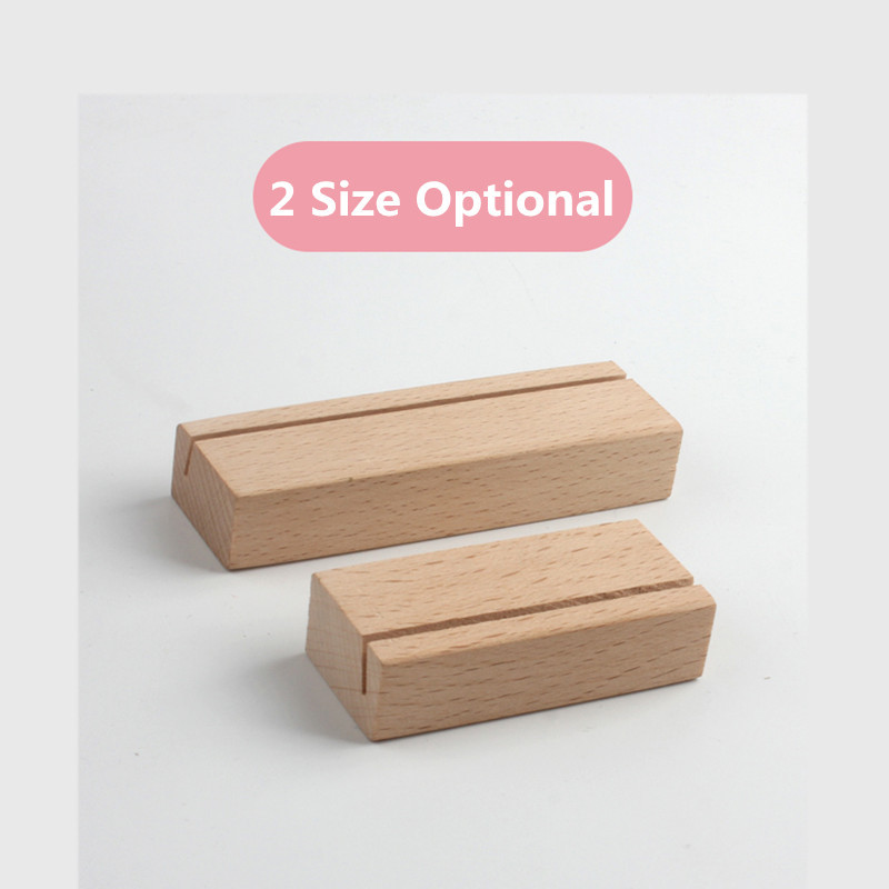 Wood Table Number Holders Wedding Display Stands Place Card Holder Great for Bar Menu Retail Sign Party and Events