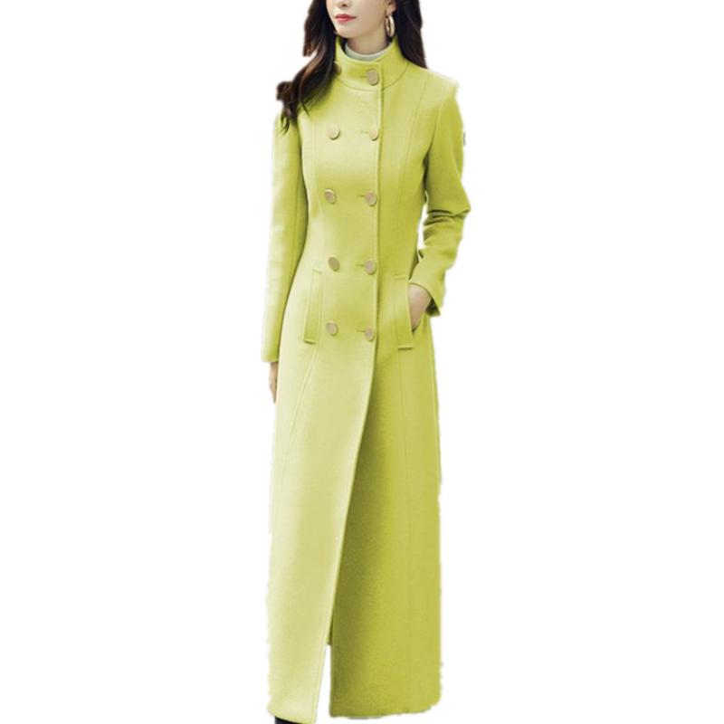 plus size 4XL!Stand collar x-long wool blends coat women fashion double breasted winter woolen overcoat, Sky blue
plus size 4XL!Stand collar x-long wool blends coat women fashion double breasted winter woolen overcoat, Sky blue