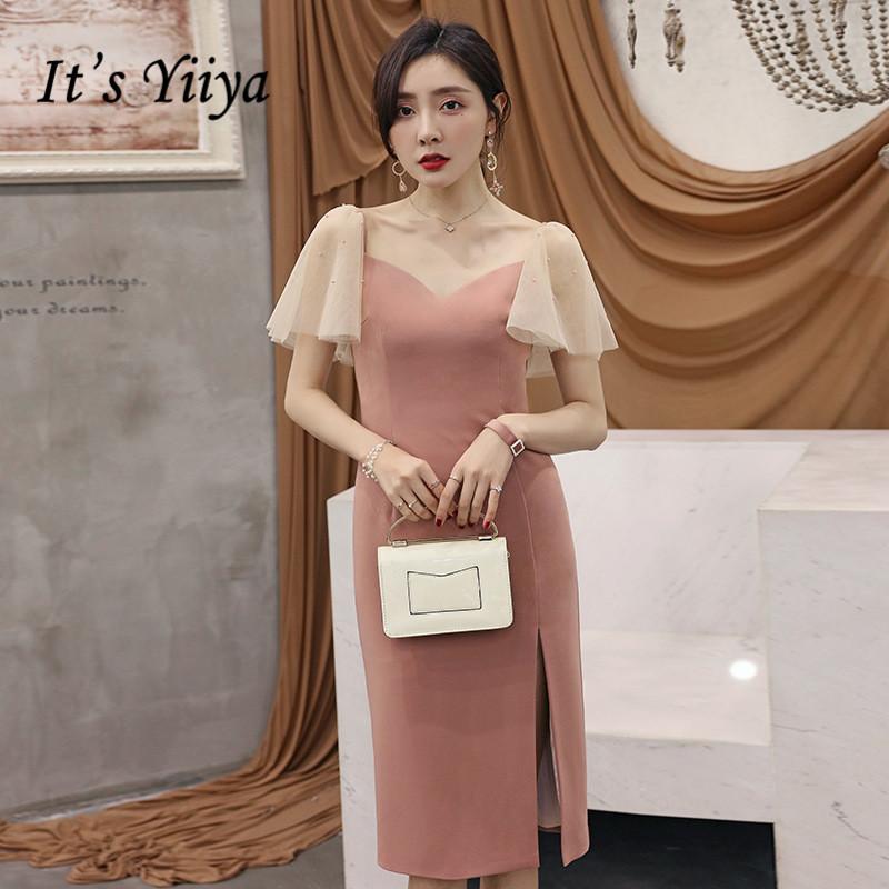 Prom Dresses It's Yiitya AR335 Elegant Square Collar Vestido De Fiesta Elegant Knee Length Party Gowns 2020 Straight Party Gowns, Cameo
Prom Dresses It's Yiitya AR335 Elegant Square Collar Vestido De Fiesta Elegant Knee Length Party Gowns 2020 Straight Party Gowns, Cameo
