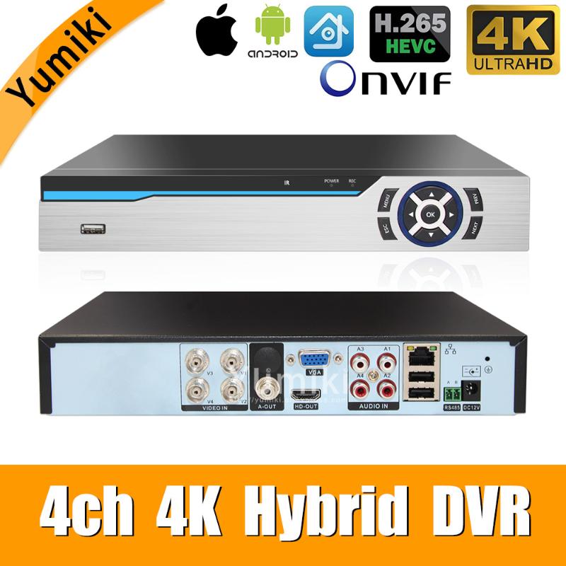 H.265+/H.264 4ch AHD DVR 4K CCTV 8Ch 4K/5MP Hybrid Security DVR Recorder Camera Onvif Coxial Control P2P XVI/AHD/TVI/CVI/CVBS/IP
H.265+/H.264 4ch AHD DVR 4K CCTV 8Ch 4K/5MP Hybrid Security DVR Recorder Camera Onvif Coxial Control P2P XVI/AHD/TVI/CVI/CVBS/IP