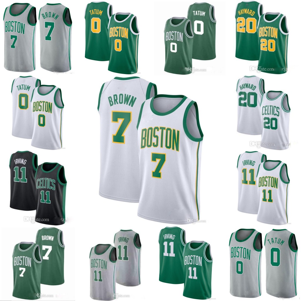 Boston Celtics Men Jaylen Brown Larry Bird Jayson Tatum Gordon Hayward Kyrie Irving NBA 2020 Basketball Jersey
Boston Celtics Men Jaylen Brown Larry Bird Jayson Tatum Gordon Hayward Kyrie Irving NBA 2020 Basketball Jersey