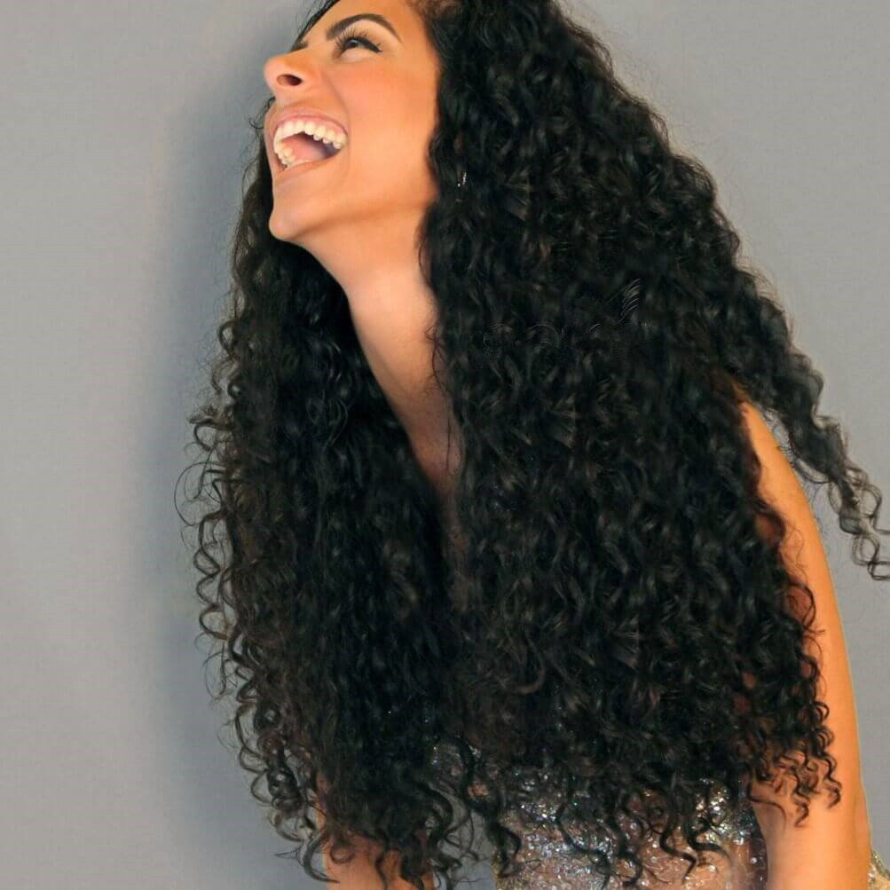 DIVA1 3b 3c clip in Curly Ponytail for Women Human short Drawstring Ponytails African American Hair Extension Natural Looking Hairpiece 120g