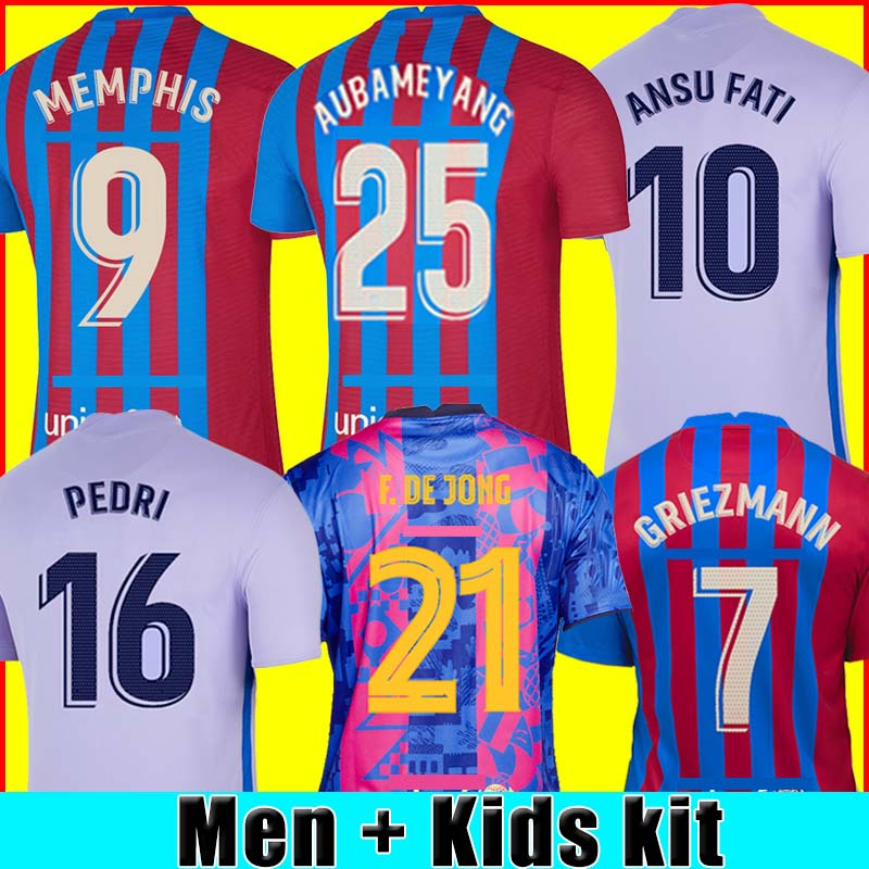ANSU FATI AUBAMEYANG Camisetas de football soccer jersey MEMPHIS PEDRI Kun Aguero FERRAN 21 22 2021 2022 GRIEZMANN F. DE JONG DEST shirt men + kids kit sets third 369, 21/22 men home + patch1
ANSU FATI AUBAMEYANG Camisetas de football soccer jersey MEMPHIS PEDRI Kun Aguero FERRAN 21 22 2021 2022 GRIEZMANN F. DE JONG DEST shirt men + kids kit sets third 369, 21/22 men home + patch1