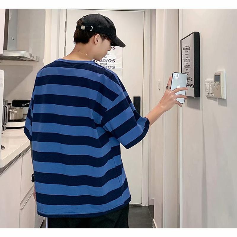 2020 Hot Korean leisure popular stripes short sleeve t shirt summer autumn brief style Hip Hop clothes teens loose streetwear, Gray
2020 Hot Korean leisure popular stripes short sleeve t shirt summer autumn brief style Hip Hop clothes teens loose streetwear, Gray