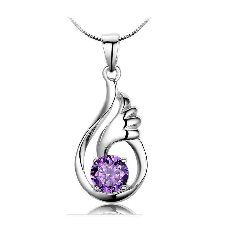 Promotions!! 100% 925 Sterling Silver With CZ Crystal Woman Pendant Necklace Nice Wing Design Jewelry
Promotions!! 100% 925 Sterling Silver With CZ Crystal Woman Pendant Necklace Nice Wing Design Jewelry