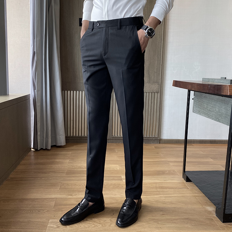 Autumn Suit Pants Men Fashion Casual Elastic Long Trousers Male Straight Business Suit Pants Large Size men' long trousers, Black
Autumn Suit Pants Men Fashion Casual Elastic Long Trousers Male Straight Business Suit Pants Large Size men' long trousers, Black