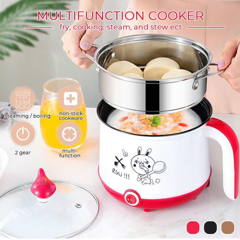 Mini Electric Rice Cooker 2 Layers 1.8L Steamer Multifunctional Meal Cooking Hot Pot Machine Multicookers
Mini Electric Rice Cooker 2 Layers 1.8L Steamer Multifunctional Meal Cooking Hot Pot Machine Multicookers
