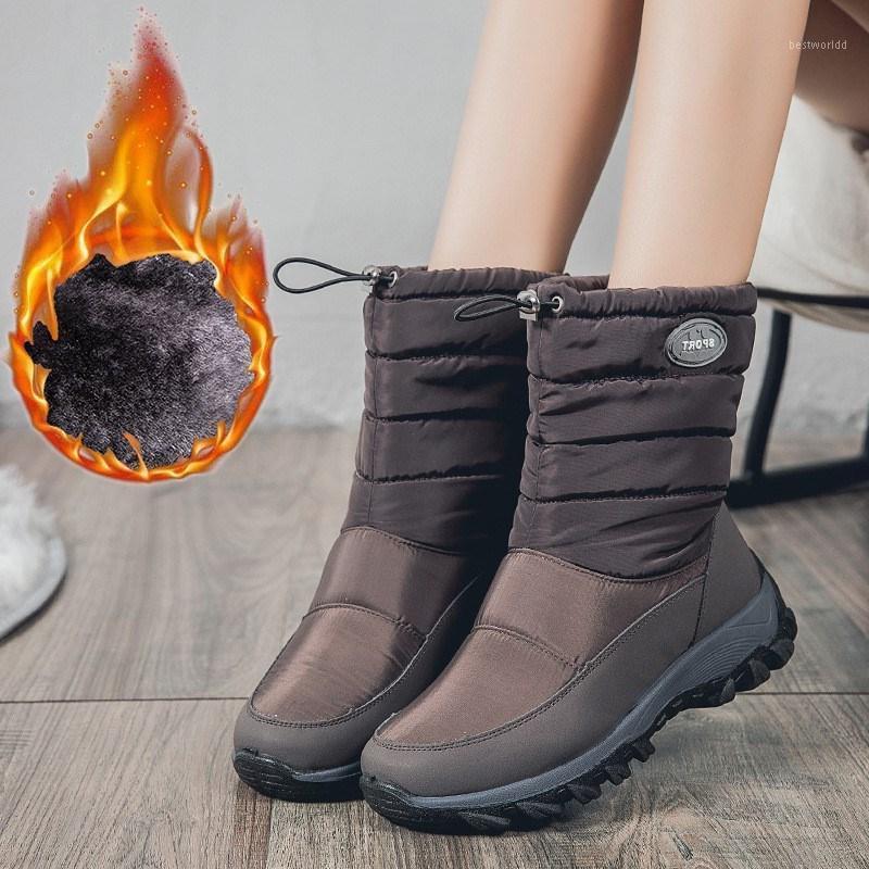 Autumn and winter Women's boots Snow boots Warm waterproof toe thick cotton tube fashionable all-match size 36~43 Mujer1
Autumn and winter Women's boots Snow boots Warm waterproof toe thick cotton tube fashionable all-match size 36~43 Mujer1