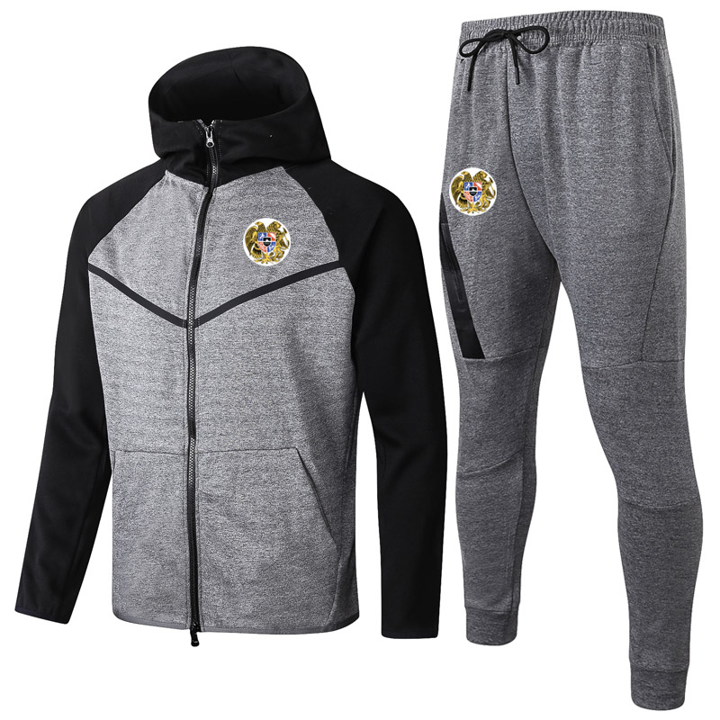 2020 Armenia national team soccer Hoodie Sweatshirt Tracksuit Sets winter mens casual sports hooded training sportswear suits Running Sets, Black;blue
2020 Armenia national team soccer Hoodie Sweatshirt Tracksuit Sets winter mens casual sports hooded training sportswear suits Running Sets, Black;blue