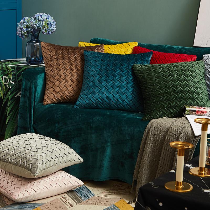 Modern Simple And Light Luxury Model Bedding Pillows Suede Velvet Dark Green Pillow Cushion Living Room, Yellow
Modern Simple And Light Luxury Model Bedding Pillows Suede Velvet Dark Green Pillow Cushion Living Room, Yellow