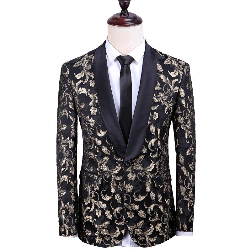 2020 New Floral Blazer Men Jackets Male Stand Collar Male Blazers Slim Fit Mens Blazer black Jacket Men Plus Size, As pic
2020 New Floral Blazer Men Jackets Male Stand Collar Male Blazers Slim Fit Mens Blazer black Jacket Men Plus Size, As pic