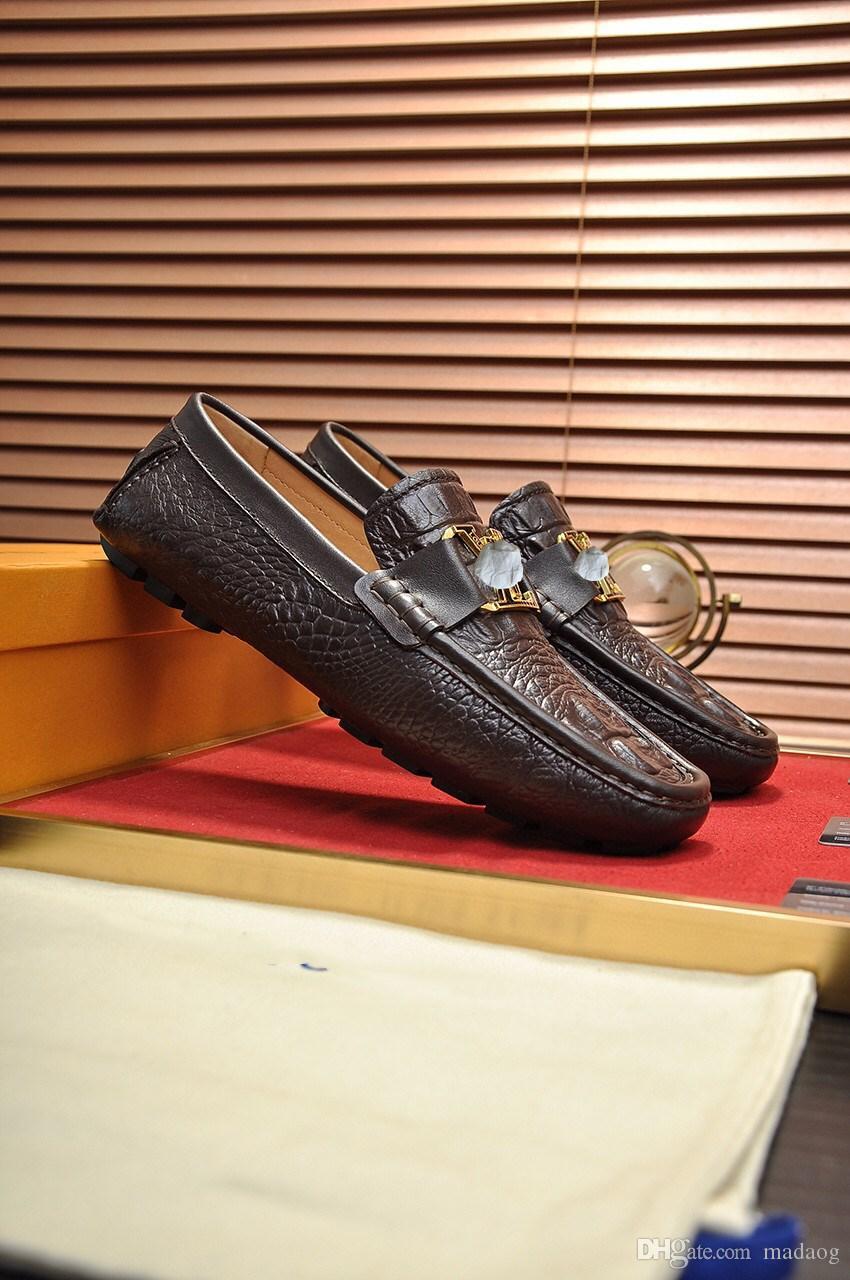 AA Designer Genuine Leather Man Shoes Luxury Brand 2022 Casual Slip on Formal Loafers Men Moccasins Italian Black Male Driving Shoes mens A2, #20
AA Designer Genuine Leather Man Shoes Luxury Brand 2022 Casual Slip on Formal Loafers Men Moccasins Italian Black Male Driving Shoes mens A2, #20