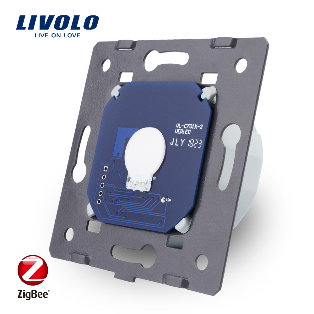 

Livolo Base of Touch Screen ZigBee switch Wall Light smart Switch, without the glass panel , EU Standard, AC 220~250V,VL-C701Z T200605