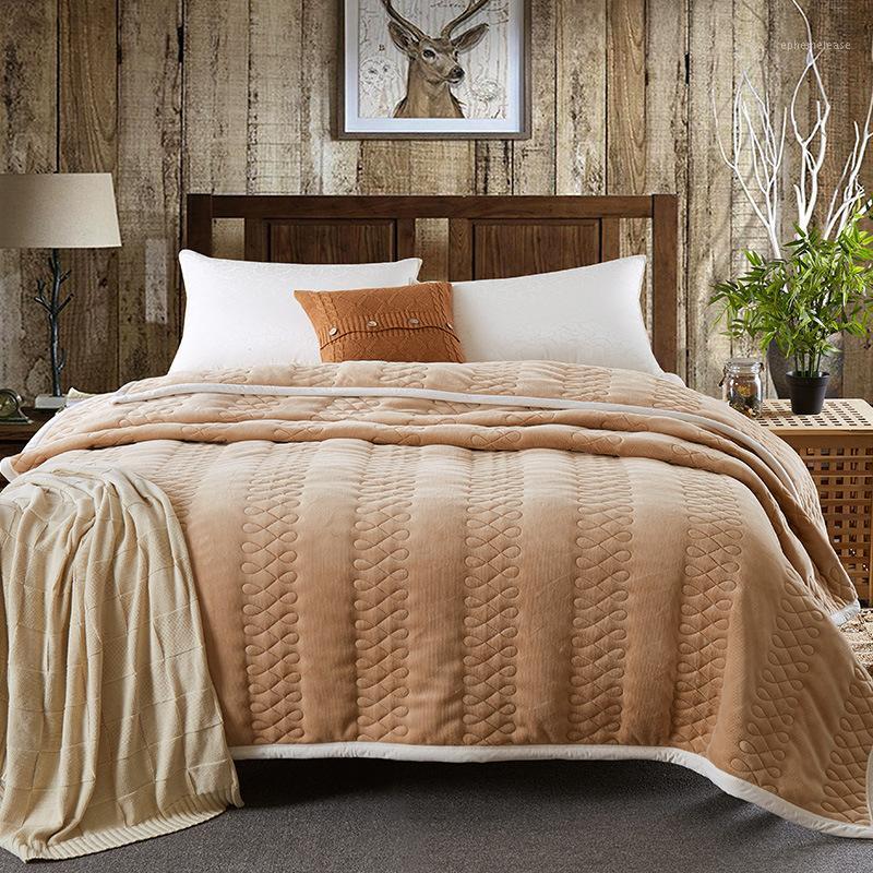 Winter Stripe Blanket Thicken Warm Bed Cover 200*230cm-3.4kgs Coral Fleece Duvet 180*200cm Bedspread Flannel Quilts Bed Fleece1
Winter Stripe Blanket Thicken Warm Bed Cover 200*230cm-3.4kgs Coral Fleece Duvet 180*200cm Bedspread Flannel Quilts Bed Fleece1