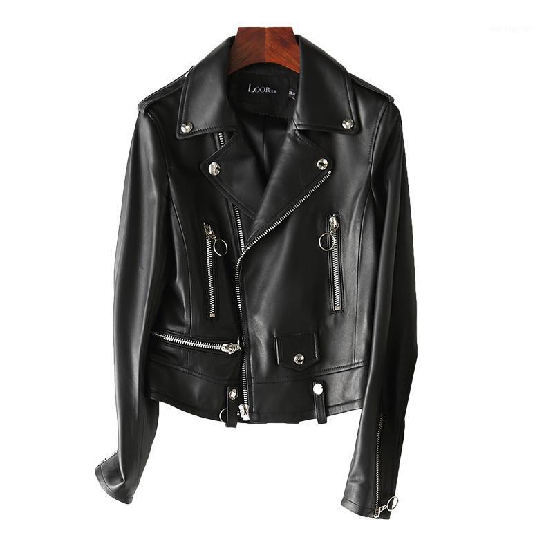 22021 new Genuine Leather Jacket Women Spring Autumn Real Sheepshin Leather Clothing New Fashion real jacket1, Black
22021 new Genuine Leather Jacket Women Spring Autumn Real Sheepshin Leather Clothing New Fashion real jacket1, Black