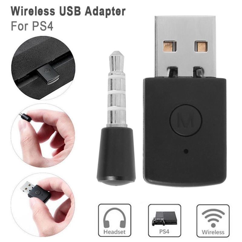 

Bluetooth 4.0 Headset Dongle USB Wireless Headphone Adapter Receiver For PS4 Stable Performance For Bluetooth Headsets