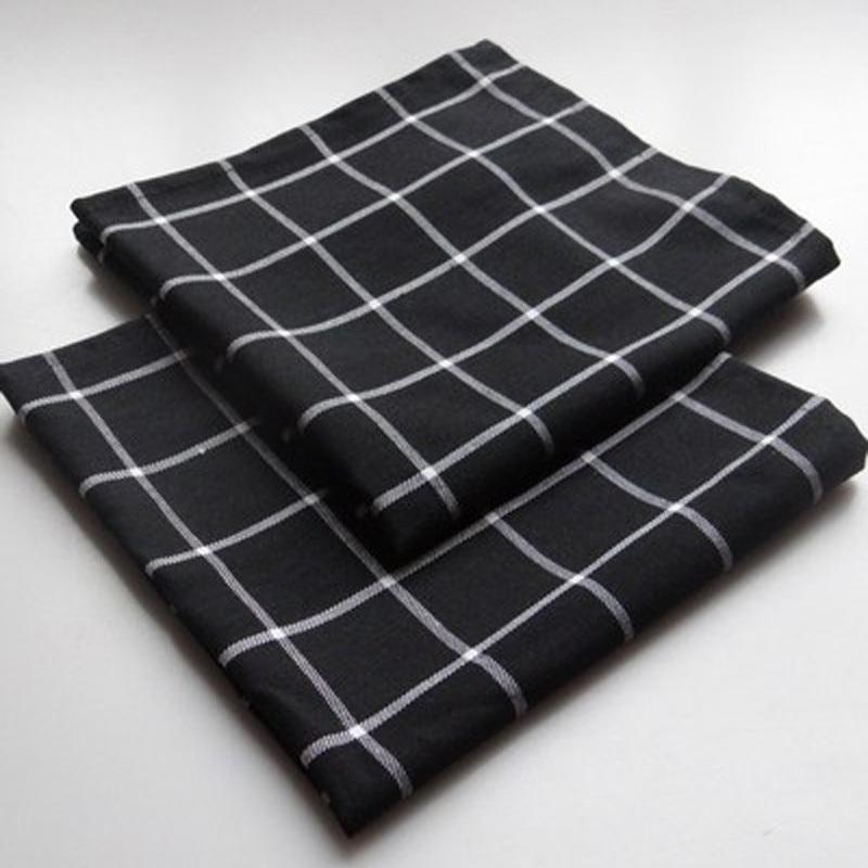 INS Style Black Plaid Cotton Table Napkin Dish Towel Cleaning Cloth Towel Printed durable pano de prato 46x46cm1
INS Style Black Plaid Cotton Table Napkin Dish Towel Cleaning Cloth Towel Printed durable pano de prato 46x46cm1