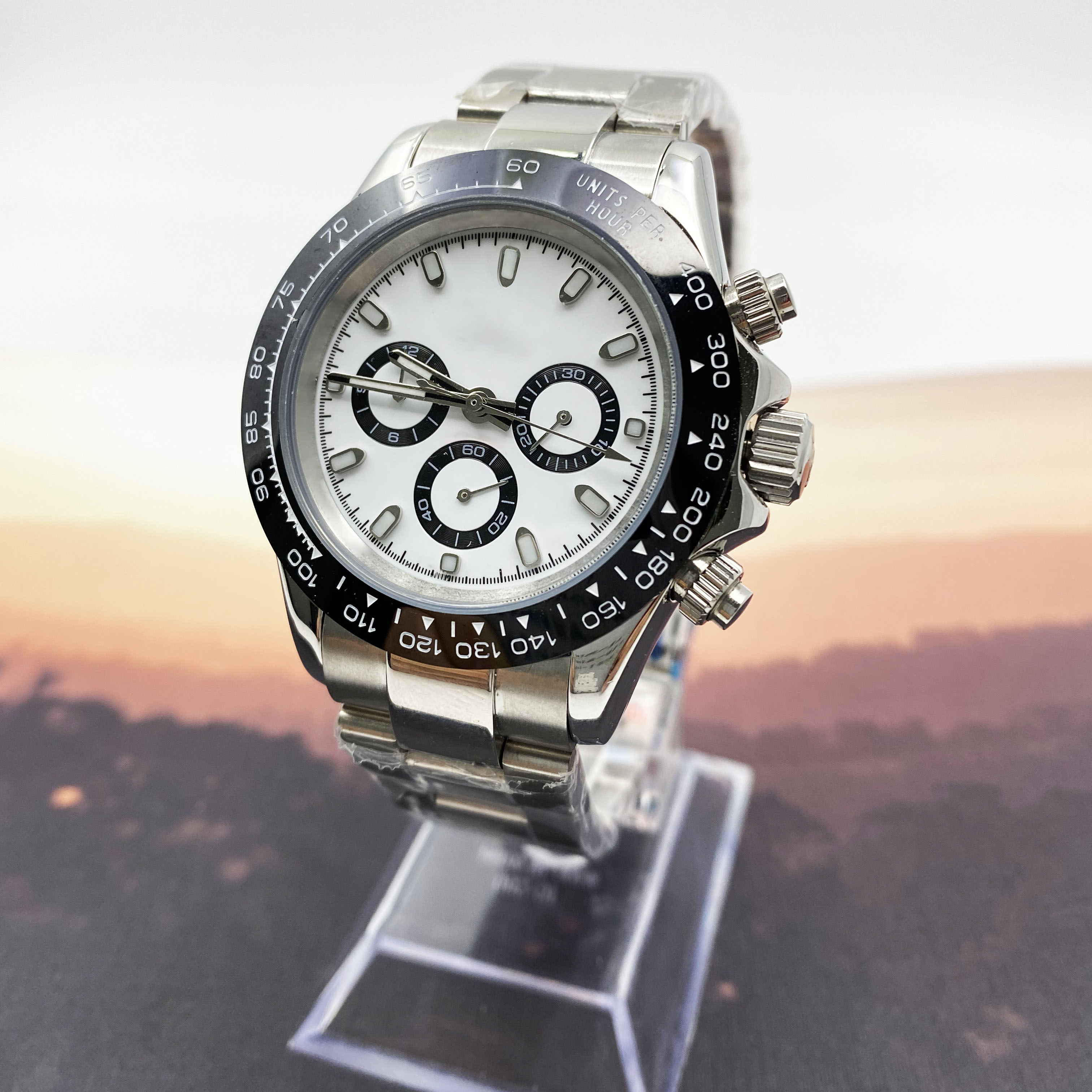 Mechanical Wristwatches Automatic Wrist watch Windup Watches For Men 41MM Folding Buckle Yellow Gold Hardlex Montre Waterproof Stopwatch wristwatch AAA+, A15
Mechanical Wristwatches Automatic Wrist watch Windup Watches For Men 41MM Folding Buckle Yellow Gold Hardlex Montre Waterproof Stopwatch wristwatch AAA+, A15