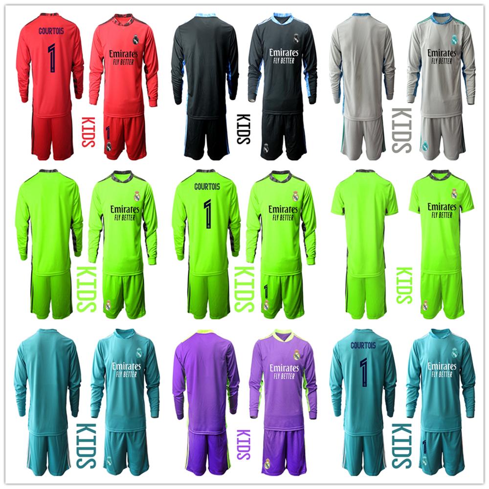 2020 2021 Long Sleeve Boy Kids Youth Courtois Soccer Set Goalkeeper Kit Blue #1 Courtois Goalkeeper Children lker Casillas Jersey, Colour 9
2020 2021 Long Sleeve Boy Kids Youth Courtois Soccer Set Goalkeeper Kit Blue #1 Courtois Goalkeeper Children lker Casillas Jersey, Colour 9