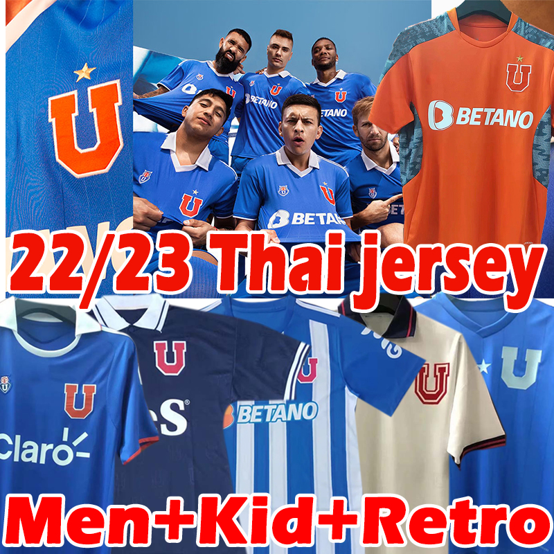 2022 2023 Universidad de Chile soccer jerseys retro home away 1998 2011 Chile 22/23 pre-season blue white men Kit football shirts, Zhilidaxue 2001
2022 2023 Universidad de Chile soccer jerseys retro home away 1998 2011 Chile 22/23 pre-season blue white men Kit football shirts, Zhilidaxue 2001