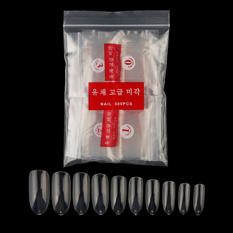 500pcs False Nails Oval Short Fake Nails Clear Full Cover French Style Nail Art Tips Nail Decoration Salon Manicure Accessories, Transparent
500pcs False Nails Oval Short Fake Nails Clear Full Cover French Style Nail Art Tips Nail Decoration Salon Manicure Accessories, Transparent