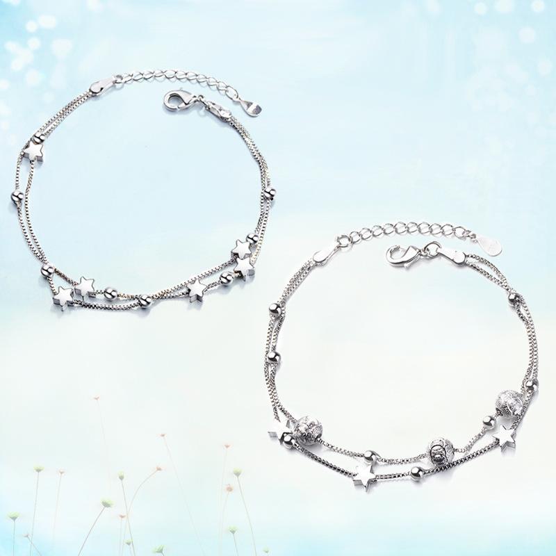 Charm Bracelet Transshipment Bracelets for Women Star Double-layer Pearl Bracelet Jewelry Accesorios Wholesale Bulk Pulseras
Charm Bracelet Transshipment Bracelets for Women Star Double-layer Pearl Bracelet Jewelry Accesorios Wholesale Bulk Pulseras