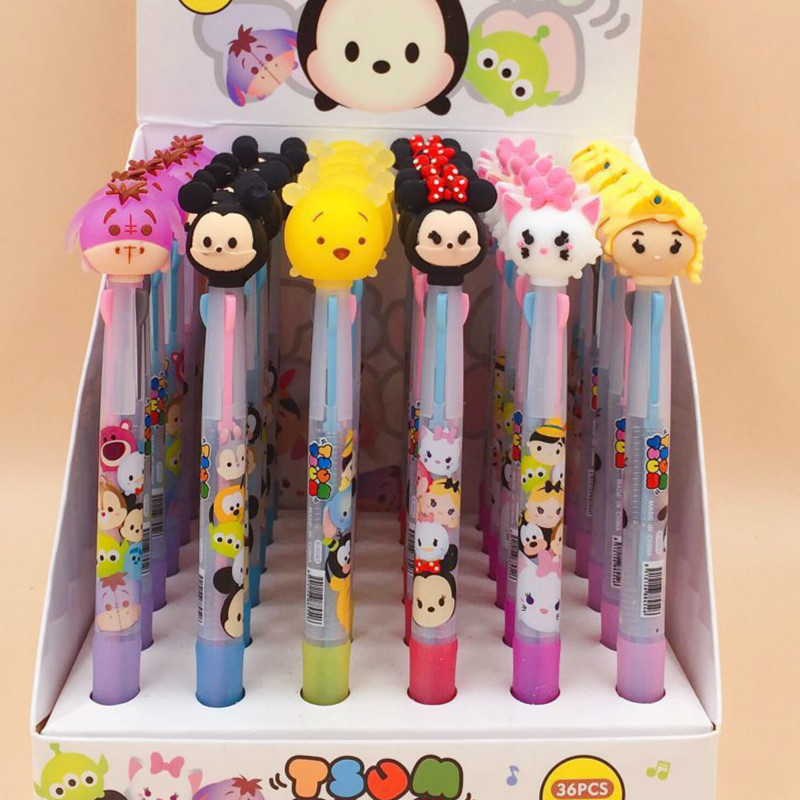 36PCS/lot Cartoon Silicone 3 Color Ballpoint Pen Stationery Pens for Writing Office & School Supplies 201111, Blue;orange
36PCS/lot Cartoon Silicone 3 Color Ballpoint Pen Stationery Pens for Writing Office & School Supplies 201111, Blue;orange