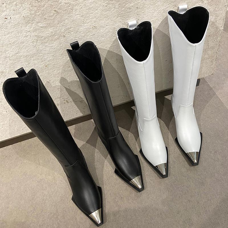 2021 INS Genuine Leather Women Knee High Heel Boots Lady Riding Botas Warm Winter Shoes Women Sexy Square Toe Casual Footwear1, 1 white
2021 INS Genuine Leather Women Knee High Heel Boots Lady Riding Botas Warm Winter Shoes Women Sexy Square Toe Casual Footwear1, 1 white