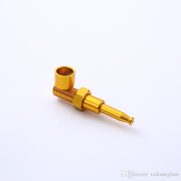 Multicolor metal pipe Portable metals pipes aluminum filter cigarette holder creative short mouth screw nut-shaped smoking set
Multicolor metal pipe Portable metals pipes aluminum filter cigarette holder creative short mouth screw nut-shaped smoking set
