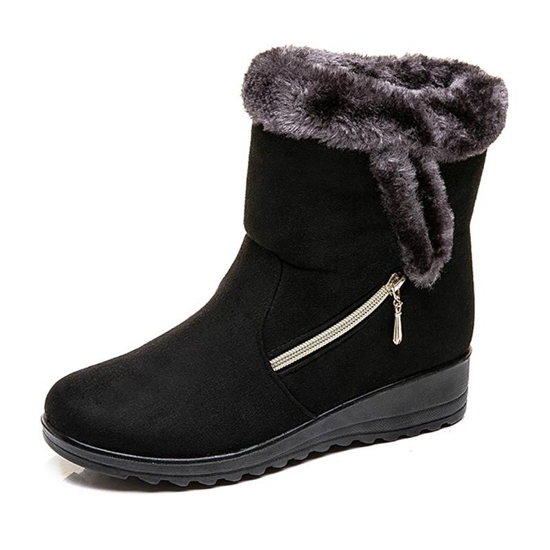 Winter Boots Women Snow Boots Plush Keep Warm Women's Cotton Shoes Woman Plus Size EUR 35-43 Botas, Black
Winter Boots Women Snow Boots Plush Keep Warm Women's Cotton Shoes Woman Plus Size EUR 35-43 Botas, Black