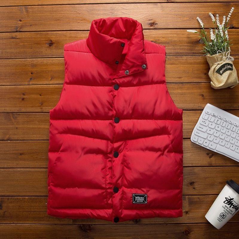 British style collar silver down cotton vest women female autumn and winter bright single row cotton vest women vests lady, White
British style collar silver down cotton vest women female autumn and winter bright single row cotton vest women vests lady, White