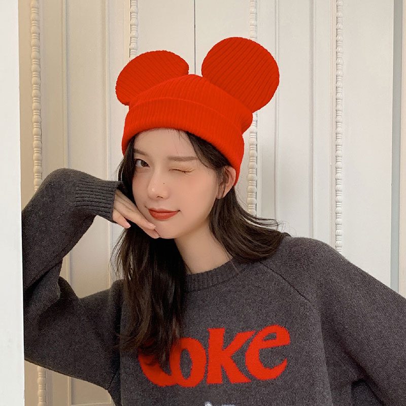 Big Ear Hat Female Autumn and Winter Knitted Hat Korean Style All-match Autumn Cute Student Red Woolen Cap 2020 Warm, Purple
Big Ear Hat Female Autumn and Winter Knitted Hat Korean Style All-match Autumn Cute Student Red Woolen Cap 2020 Warm, Purple