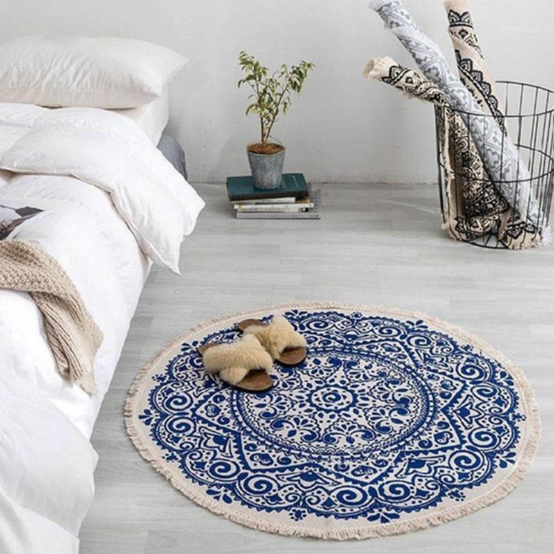 Morocco Round Carpet Bedroom Boho Style Tassel Cotton Rug Hand Woven National Classic Tapestry Sofa Cushion Tatami Floor Mats1, Black
Morocco Round Carpet Bedroom Boho Style Tassel Cotton Rug Hand Woven National Classic Tapestry Sofa Cushion Tatami Floor Mats1, Black