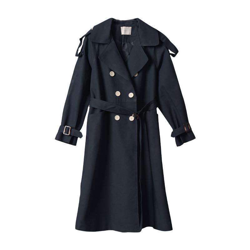 Autumn And Winter New Mid Length British Style Casual Coat Loose Solid Color Lapel Double Breasted Trench Coat Female JacketC020, Khaki
Autumn And Winter New Mid Length British Style Casual Coat Loose Solid Color Lapel Double Breasted Trench Coat Female JacketC020, Khaki