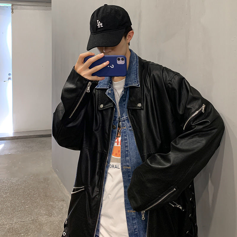 New Men's 2021 Jackets -spring Spring Fresh Ribbons Two Wild Pieces Denim Leather Jacket S-4xl YJIR, Black and blue
New Men's 2021 Jackets -spring Spring Fresh Ribbons Two Wild Pieces Denim Leather Jacket S-4xl YJIR, Black and blue