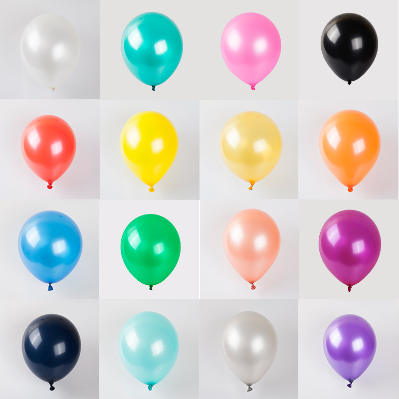 Premium Quality 10-Inch Latex Balloons for Celebrations - Multiple Color Varieties Including Gold, Red, Pink, and Blue, Bulk Set of 500