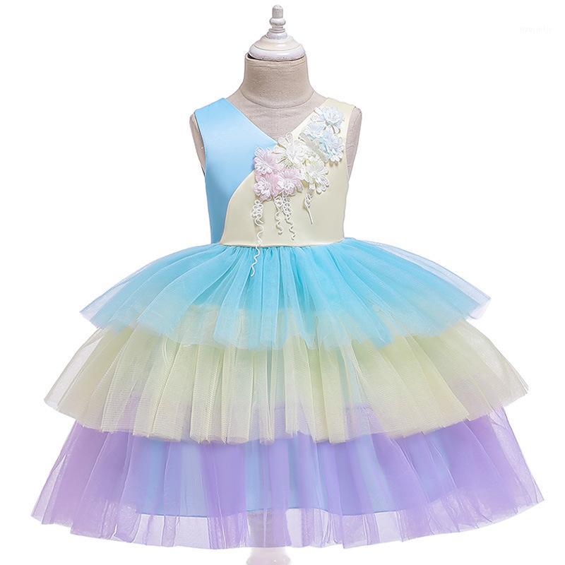 Children's Clothes Color Matching Cake Princess Dress Kids Performance Dress Girls' Birthday Party Costumes Christmas Clothing1, D0108-blue
Children's Clothes Color Matching Cake Princess Dress Kids Performance Dress Girls' Birthday Party Costumes Christmas Clothing1, D0108-blue