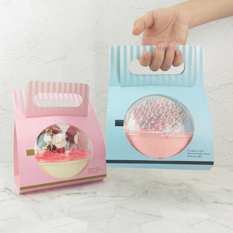 Plastic Transparent Cake Gifts Boxes Packaging Paper Boxes With Handle For Home Wedding Party Gifts Bags Decoration Supplies
Plastic Transparent Cake Gifts Boxes Packaging Paper Boxes With Handle For Home Wedding Party Gifts Bags Decoration Supplies