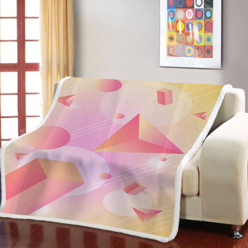 Color Geometric Light Blanket Fashion Thickened Blanket Bedspread Planetary Line Modern Comfort Thermal Blankets
Color Geometric Light Blanket Fashion Thickened Blanket Bedspread Planetary Line Modern Comfort Thermal Blankets