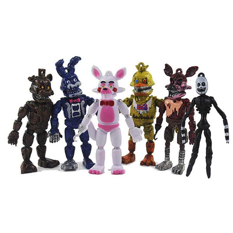 Five Nights At Freddys figures Set Model 8cm PVC FNAF Freddy Bear Anime Figure Model Toys LJ200928
Five Nights At Freddys figures Set Model 8cm PVC FNAF Freddy Bear Anime Figure Model Toys LJ200928