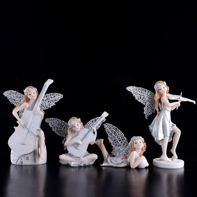 Europe Violin Angel Resin Craft Flower Fairy Ornaments Creative Children's Room Decoration Girl's Birthday Gift Home Accessories
Europe Violin Angel Resin Craft Flower Fairy Ornaments Creative Children's Room Decoration Girl's Birthday Gift Home Accessories