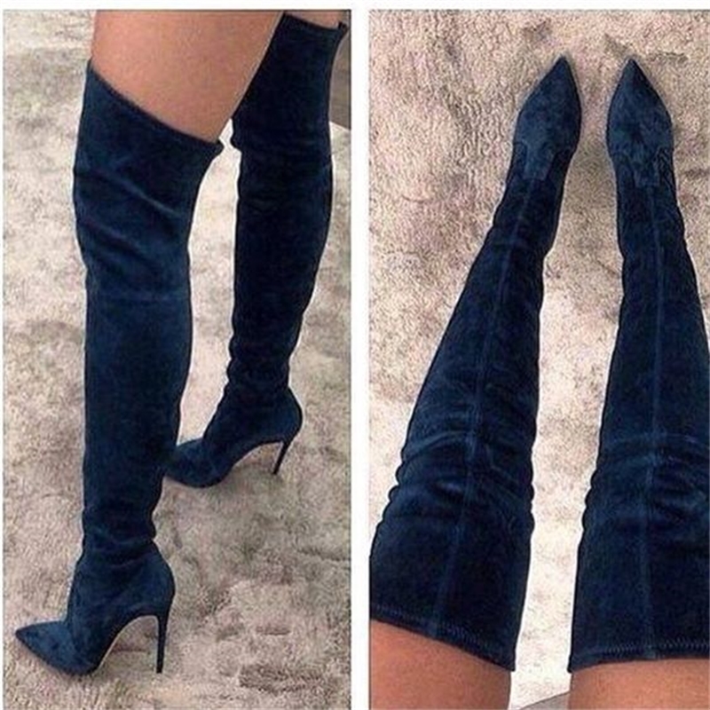 2020 on Were Royal Photo Apricot Pink Suede at the Knee Thin Fit Boots Stiletto Heels Stretch Q7po, The picture
2020 on Were Royal Photo Apricot Pink Suede at the Knee Thin Fit Boots Stiletto Heels Stretch Q7po, The picture